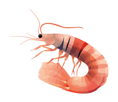Fresh seafood meal cooked underwaterのイラスト素材