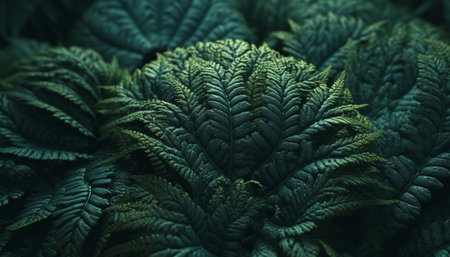 Organic growth in underwater forest of multi colored plant and animal life generated by artificial intelligenceの素材