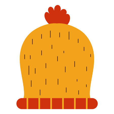 winter hat designのイラスト素材