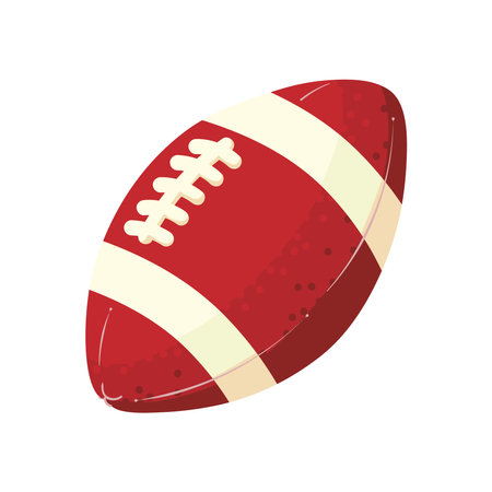 american football ball iconのイラスト素材