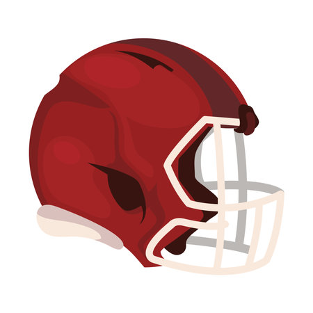 american football helmet iconのイラスト素材
