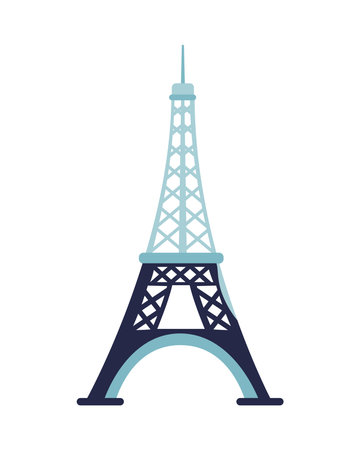 eiffel tower iconのイラスト素材