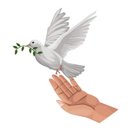 world peace day celebrationのイラスト素材