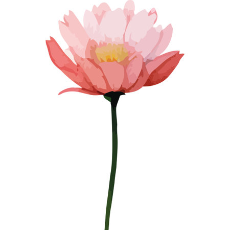 red rose flower garden nature iconのイラスト素材