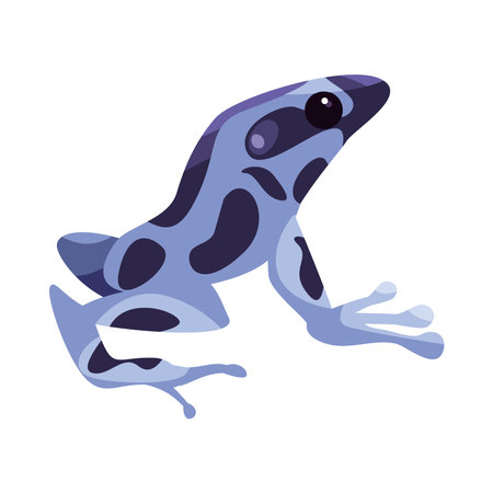 frog mascot illustrationのイラスト素材