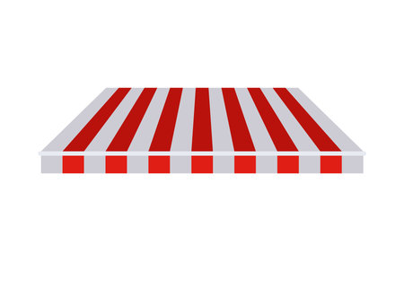 shop canopy functional styleのイラスト素材