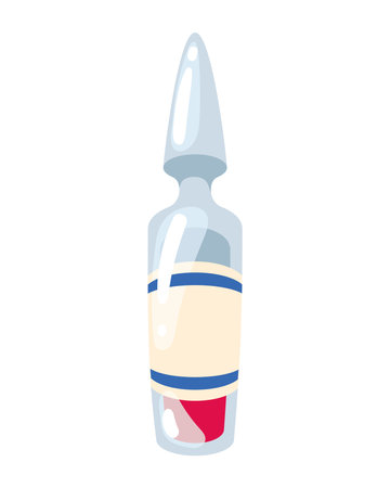 medical vial bottleのイラスト素材