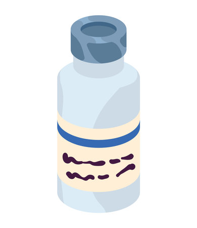 medical bottle medicineのイラスト素材