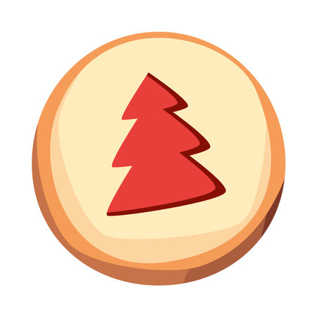 christmas dessert biscuitのイラスト素材