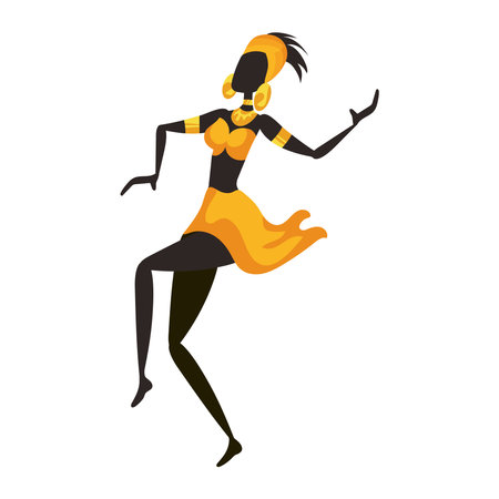 south africa zulu womanのイラスト素材