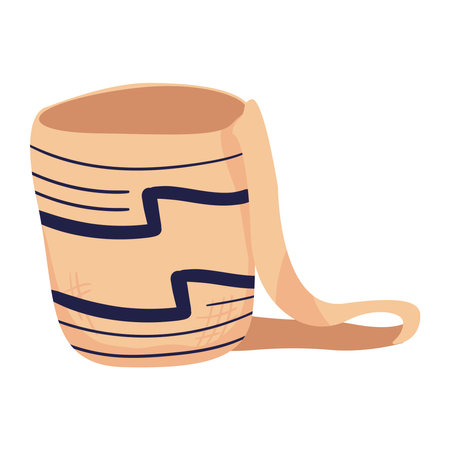 colombian culture wayuu mochilaのイラスト素材