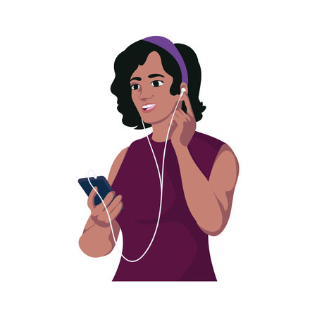 guy using smartphoneのイラスト素材