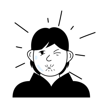 tourette syndrome condition boyのイラスト素材