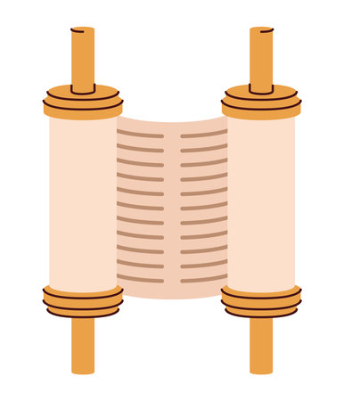 jewish papyrus rollのイラスト素材