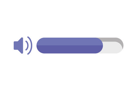ui ux element volumeのイラスト素材