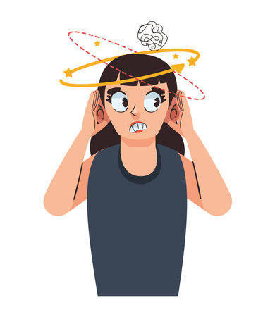 attention deficit hyperactivity disorder brainのイラスト素材