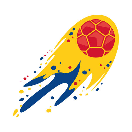 soccer colombia ball competitionのイラスト素材