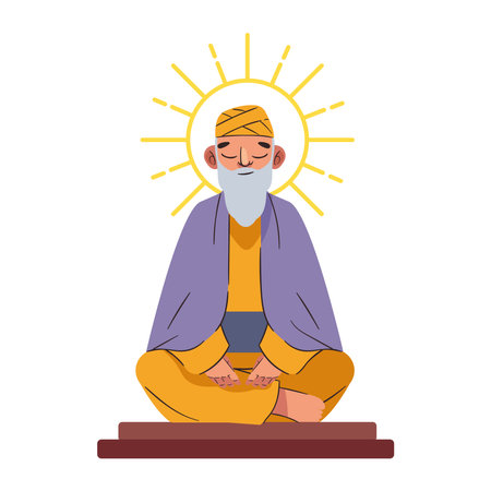 guru nanak jayanti anniversaryのイラスト素材