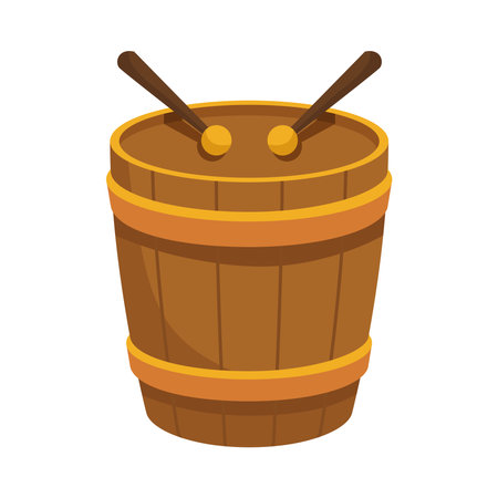 special drum for mosque musical instrumentのイラスト素材