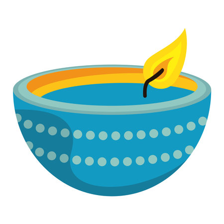 diwali diya lampのイラスト素材