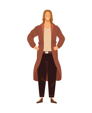 woman wearing summer clothesのイラスト素材