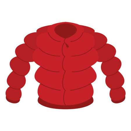 winter jacket warm clothesのイラスト素材