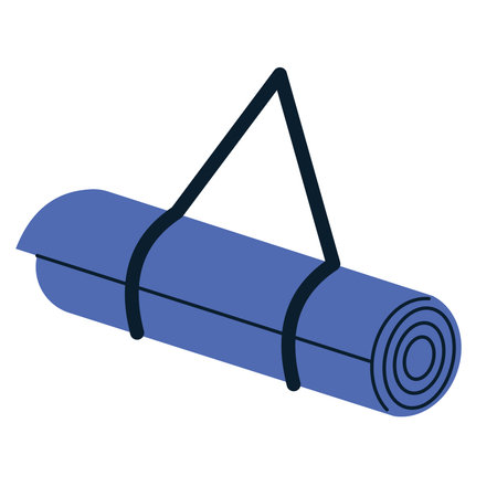 yoga mat sports equipmentのイラスト素材