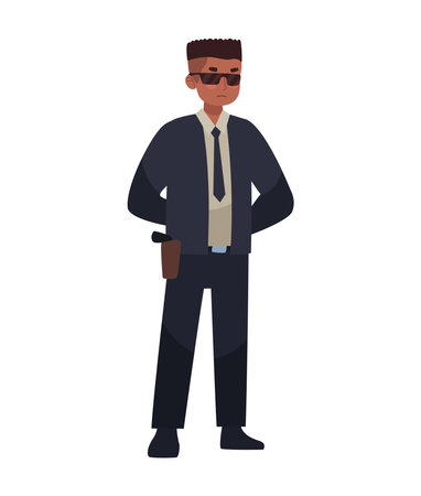 casino security guardのイラスト素材