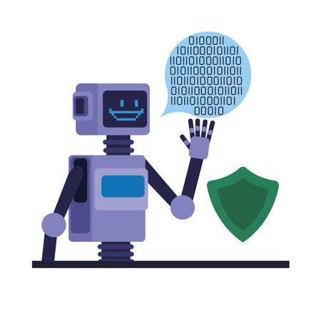 developing artificial intelligence robotのイラスト素材