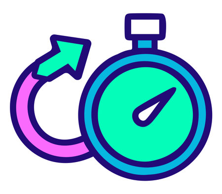 Stopwatch Training Timer Iconのイラスト素材