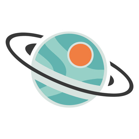 Uranus Planet Rings Space Astronomyのイラスト素材