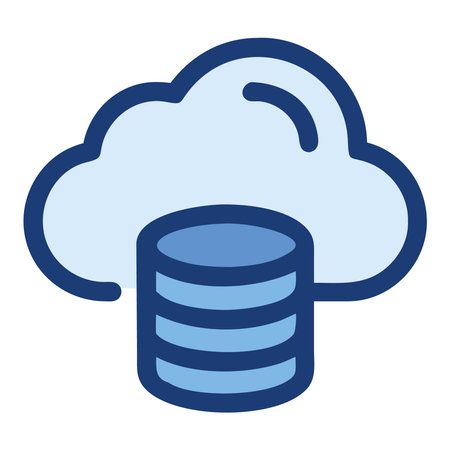 Cloud Storage Database Server Backupのイラスト素材