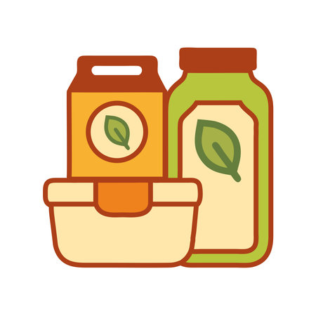Natural Eco Friendly Cleaning Products Iconのイラスト素材