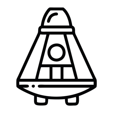 Space Capsule Command Module Explorationのイラスト素材