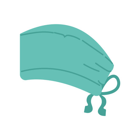 Doctor Hat Green Surgical Medicalのイラスト素材