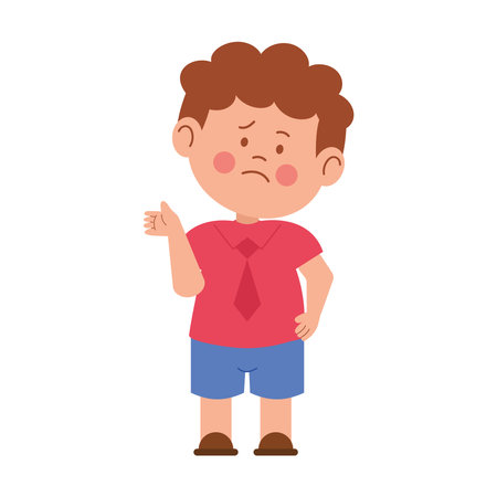 Confused Student Thinking Learning Education Questioningのイラスト素材