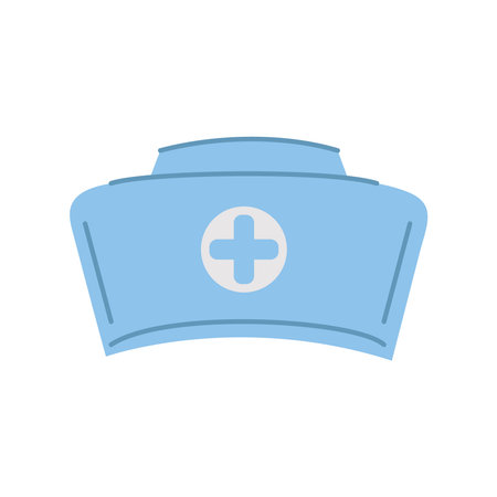 Doctor Hat Blue Medical Protectionのイラスト素材