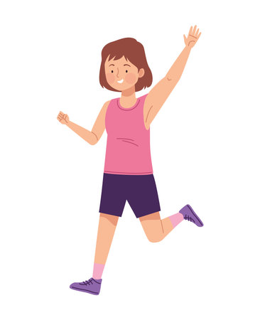 Student Athlete Running Iconのイラスト素材