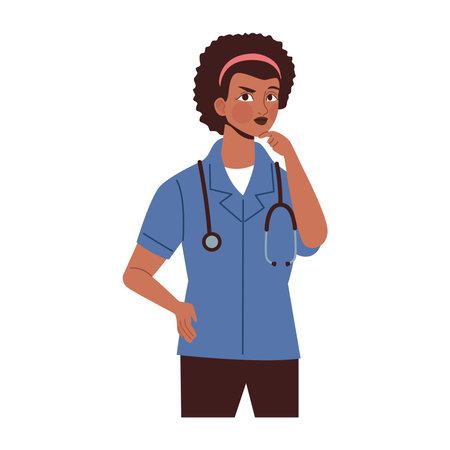 Doctor Thinking Solutionのイラスト素材