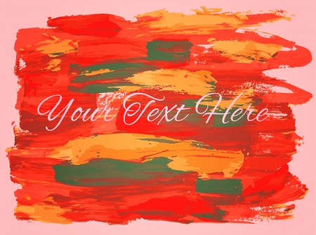 Artistic gouache bannerのイラスト素材
