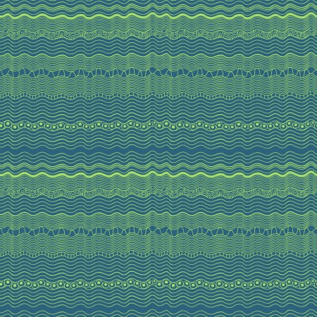 Abstract wavy ethnic seamless pattternのイラスト素材