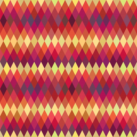 Abstract seamless pattern. Varied colorful rhombs. Modern flat design styleのイラスト素材