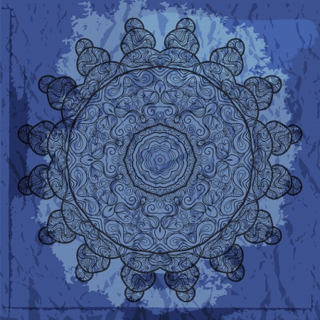 Abstract background with a beautiful arabesqueのイラスト素材