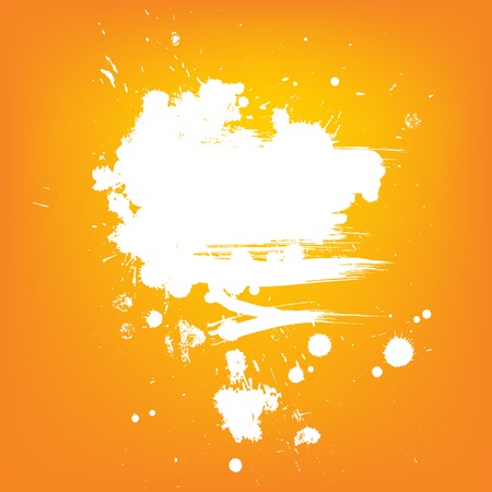 Abstract vector background. White contrast paint bannerのイラスト素材