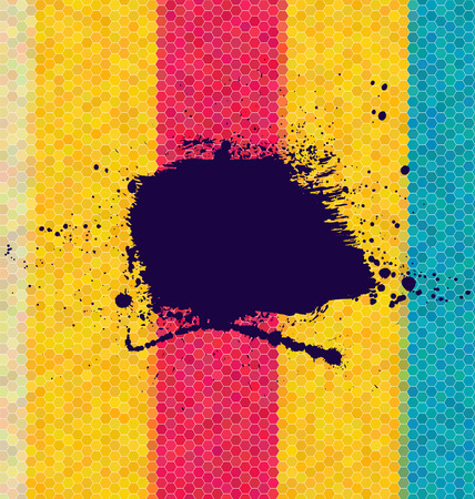 Abstract vector background. Polygon flat style and artistic paint bannerのイラスト素材