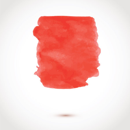 Artistic vector watercolor banner on white backgroundのイラスト素材