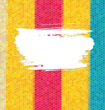 Abstract vector background. Polygon flat style and artistic paint bannerのイラスト素材