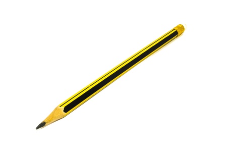 Pencil isolated on pure white backgroundの写真素材