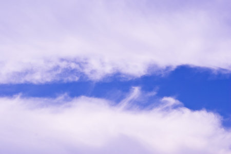white clouds in blue sky 