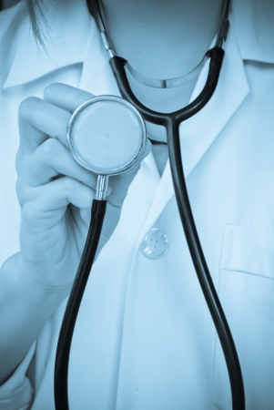Doctor and stethoscopeの写真素材